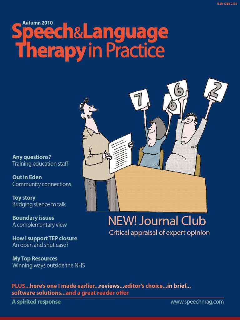 Speech & Language Therapy in Practice, Autumn 2010 National Health