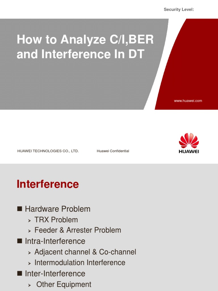 Telecom Interference Solutions | PDF | Science & Mathematics