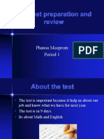 CST Test Preparation and Review: Phansa Meeprom Period 1