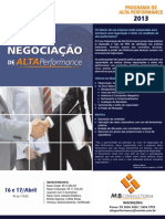 Lamina Curso Negociação Alta Performance