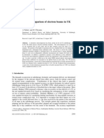 A Dosimetric Intercomparison of Electron Beams in UK