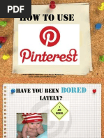 Download  How to Use Pinterest by Milmarch Nacino SN136922824 doc pdf