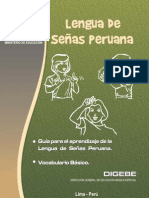 Guia para el aprendizaje de la lengua de señas peruana y vocabulario básico