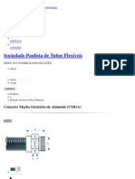 Conector Macho Giratório de Alumínio (CMGA) - Proteção de Fios e Cabos Elétricos _ SPTF - SOCIEDADE PAULISTA DE TUBOS FLEXÍVEIS LTDA