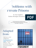 Problems With Private Prisons (2011)