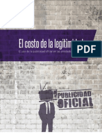 El Costo de La Legitimidad. El uso de la publicidad en entidades federativas (Fundar, 2013)