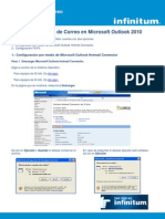 Configuracion de Correo en Outlook 2010