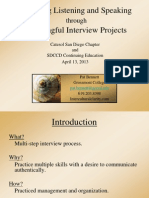 Meaningful Interview Projects