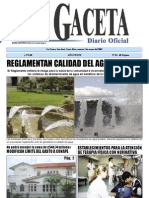 Reglamento de Calidad Del Agua Potable 32327 S La Gaceta 84