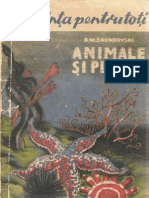 Animale Si Plante (B.M.zavadovski_ Ed.cartea Rusa 1957)