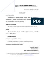 Presupuesto de Descarga de Container