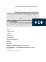 Resolucion de Problemas de Metodos Numericos