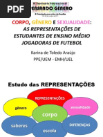 CORPO, GÊNERO E SEXUALIDADE