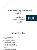 CST Test Preparation and Review: Jairo Leiva Angel Almendarez Period 6