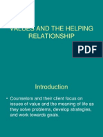 Topic 3 - Values and The Helping Relationship