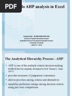 Download How to Do AHP Analysis in Excel by Jose D Salinas SN136984385 doc pdf