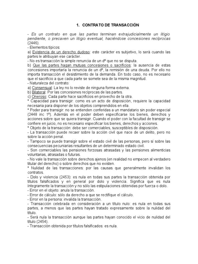 Contrato de Transacción | PDF | Castigos | Derecho penal
