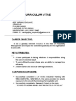 Curriculum Vitae: Career Objective