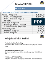 Kebijakan Fiskal