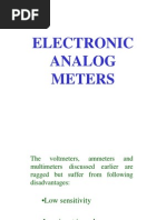 Electronic Analog Meters