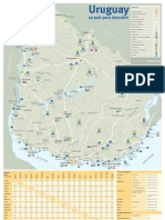 Uruguay Mapa Rutero