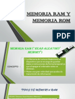 Memoria Ram y Memoria Rom