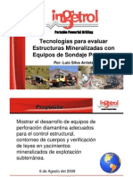 Tecnologia para Evaluar Estructuras Mineralizadas Con Equipos de Sondaje Portatiles