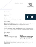 Futsal Laws Amendments 2006