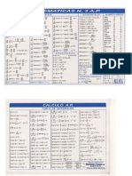 Tabla de Integrales