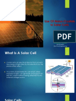 Use of Nanocrystals in Solar Cells