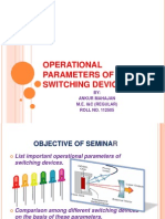 OPERATIONAL PARAMETERS OF SWITCHING DEVICES1.ppt