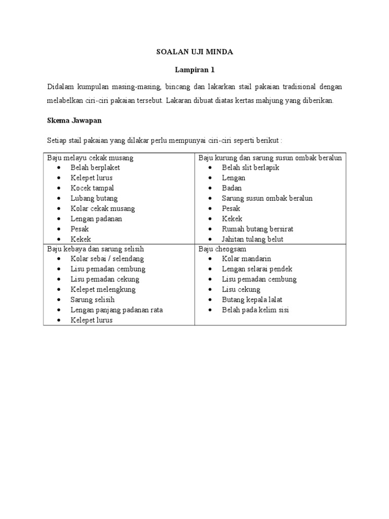 Soalan Uji Minda Pdf