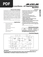 315Mhz Low-Power, +3V Superheterodyne Receiver: General Description Features