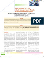 10 - 194deteksi Genotipe HPV-16 Di Jaringan Kulit Menggunakan Metode Linear Array HPV