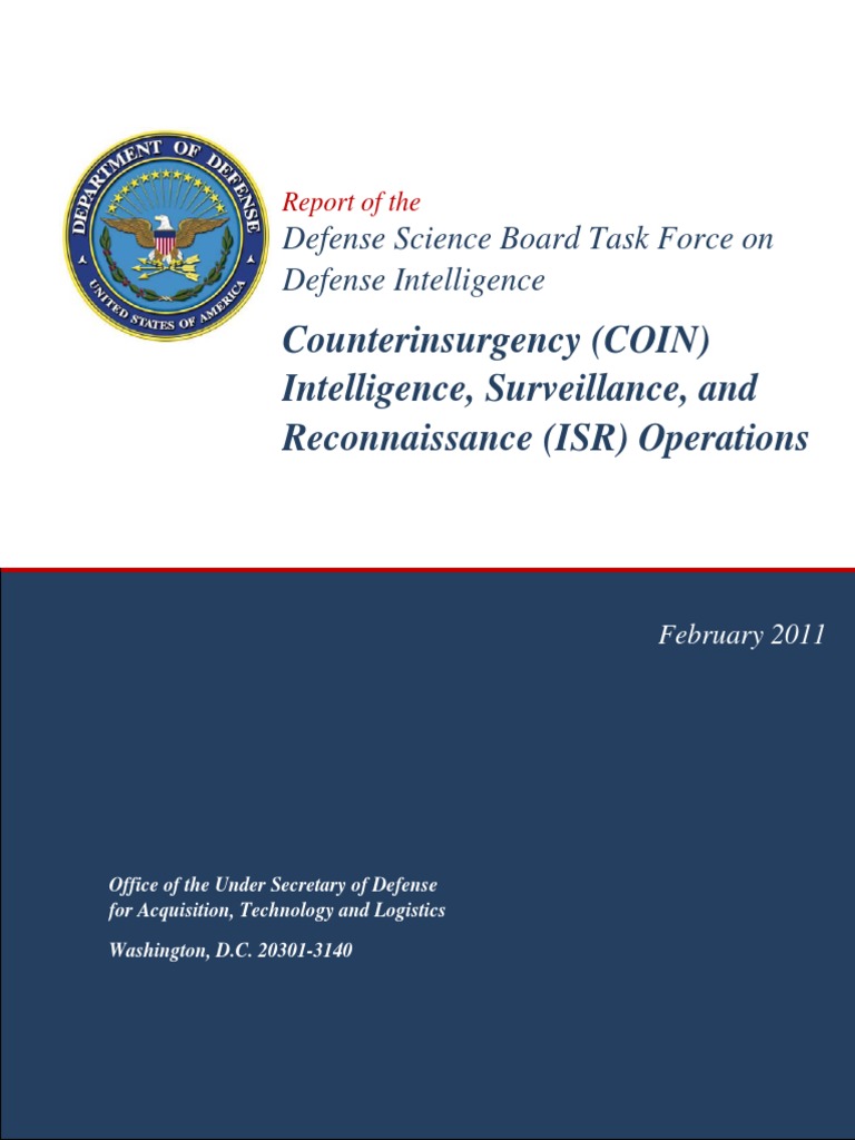 Counterinsurgency (COIN) Intelligence, Surveillance, and Reconnaissance ...