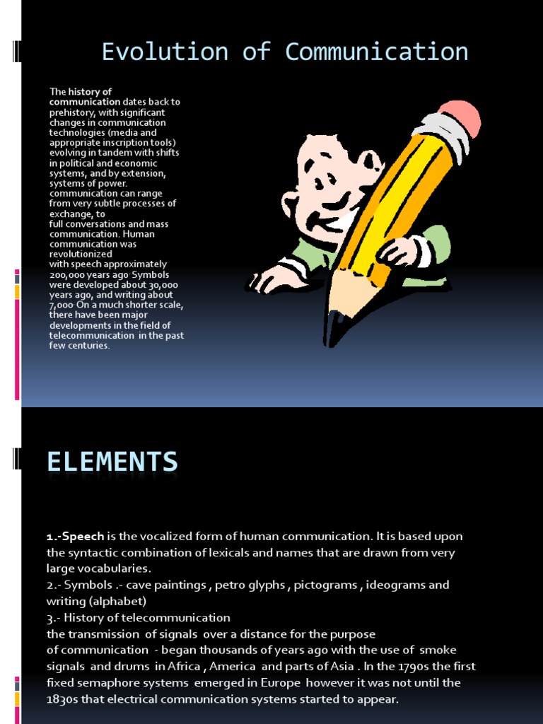 History of Communication Evolution | PDF