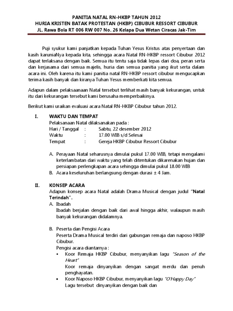 The ROMP Family 20+ Ide Contoh Laporan Pertanggungjawaban