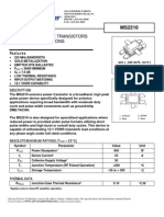 RF and Microwave Transistors Avionics Applications: Description: Description