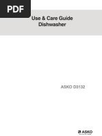 Use & Care Guide Dishwasher: ASKO D3132