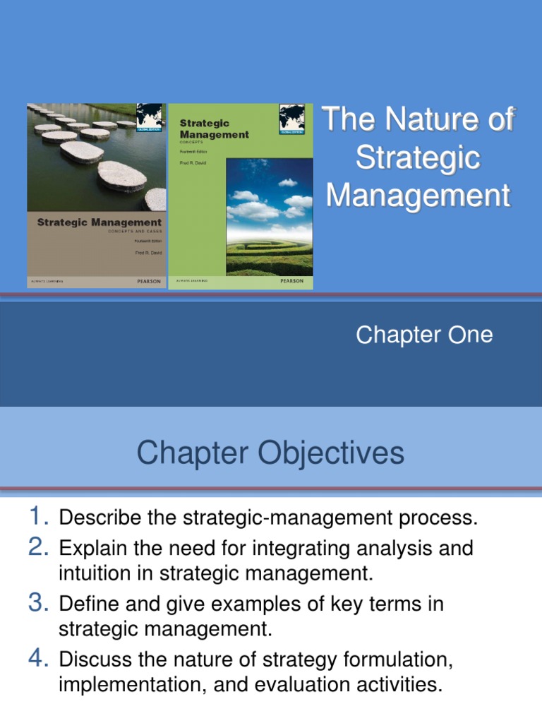 The Nature of Strategic Management: Chapter One | PDF | Strategic ...