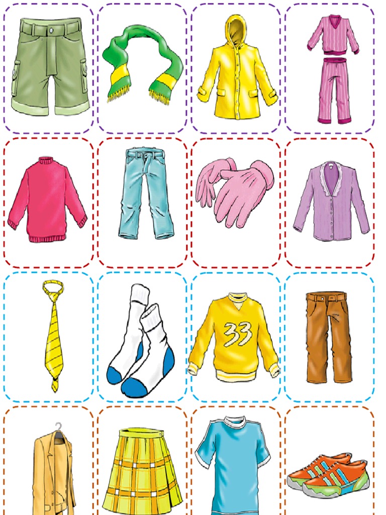 Clothes Matching Game Instructions | PDF | Home & Garden