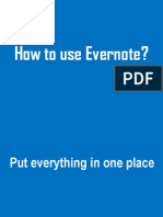 How to Use Evernote? a sample tutorial