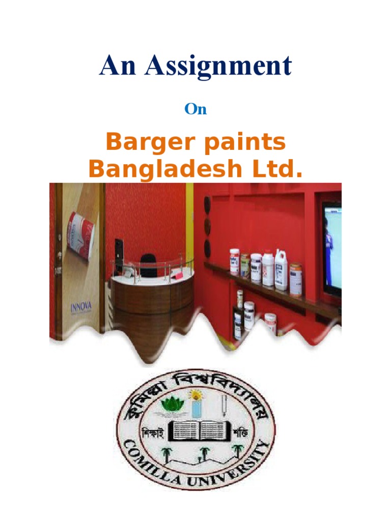 Overview of Barger Paints Bangladesh Ltd. | PDF | Paint | Business