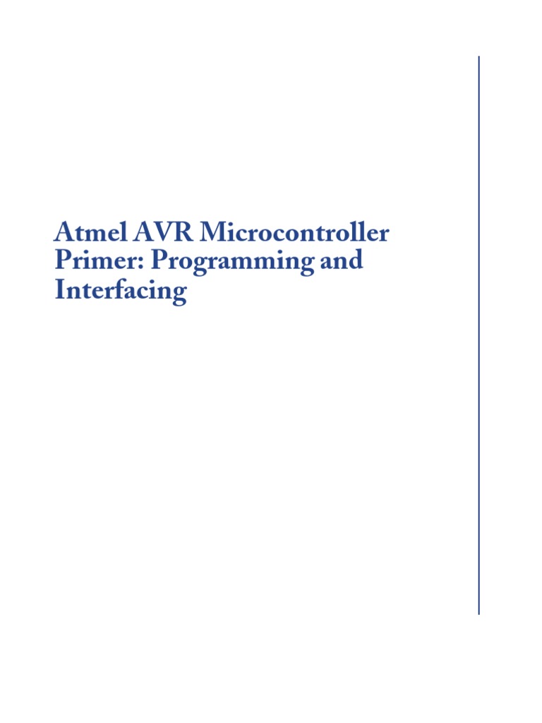 AVR Microcontrollers | PDF | Microcontroller | Random Access Memory
