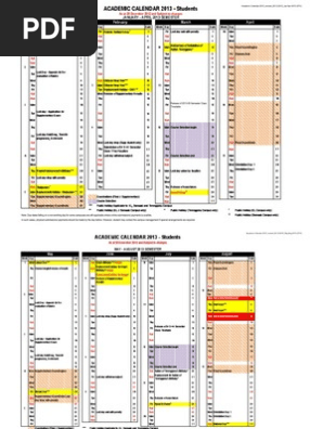 Ucsi Academic Calendar 2013 Academic Term Sat