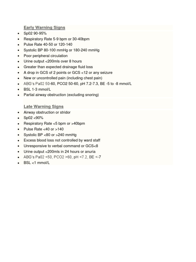 Warning Signs | PDF