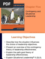 Chapter Five: Contingency and Situational Leadership