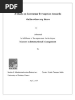 Download A Study on Consumer Perception towards Online Grocery Store by Shamim Ahmed SN137034746 doc pdf