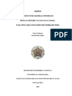 Sistem Temu-Kembali Informasi Dengan Metode Vector Space Model