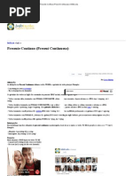 Presente Contínuo (Present Continuous) _ InfoEscola